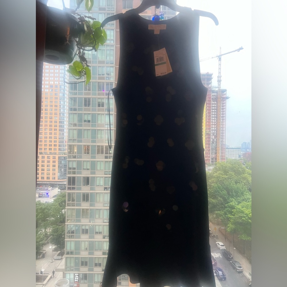 Michael Kors Cocktail Dress with Black Sequins